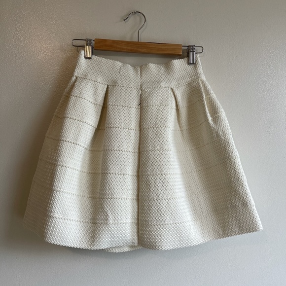Creme Flared Skirt Large - Picture 3 of 4